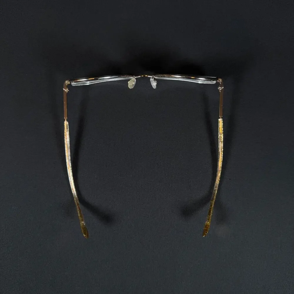 Furla VFU376K COL.0300 135 Gold Glitter Transparent eyeglasses Only Frame
